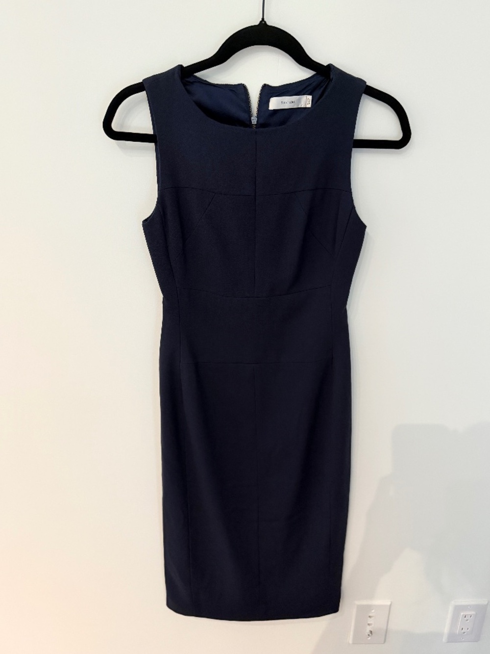 Navy Suistudio Work Sheath Dress US 4